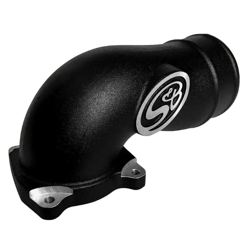 2003-2004 Powerstroke S&B Intake Elbow W/ Cold Side Intercooler Piping & Boots (76-1003B) - Image 4