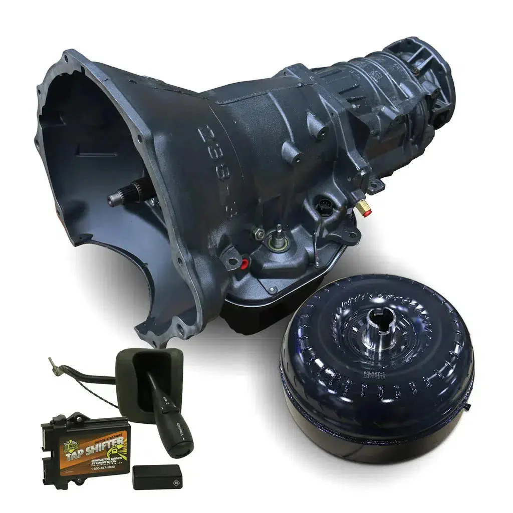 2005-2007 Cummins Torquemaster 48RE Transmission & Converter W/ TVV Stepper Motor W/ Tapshifter & Auxiliary Filter & Billet Input Package (4WD) (1064234BMT)