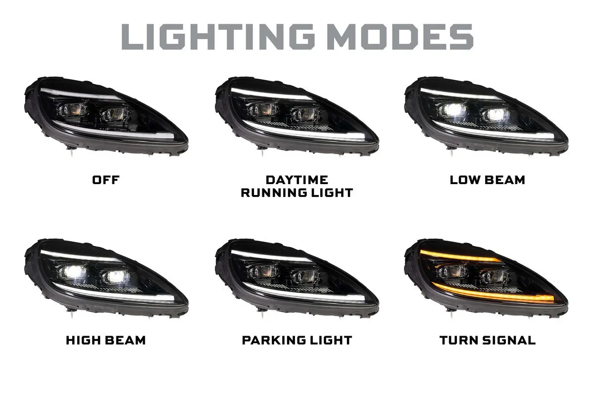 2005-2013 Corvette XB Evo Hybrid LED Headlights (LF2-460Y) - Image 5