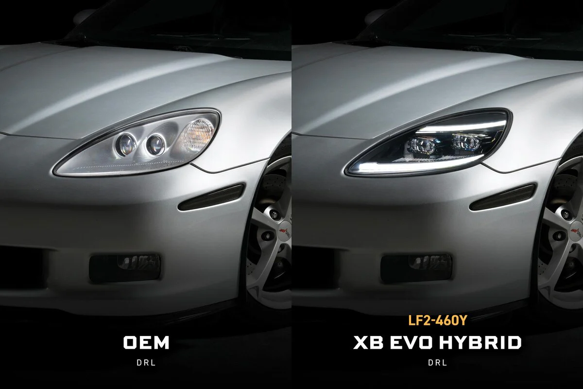 2005-2013 Corvette XB Evo Hybrid LED Headlights (LF2-460Y) - Image 8