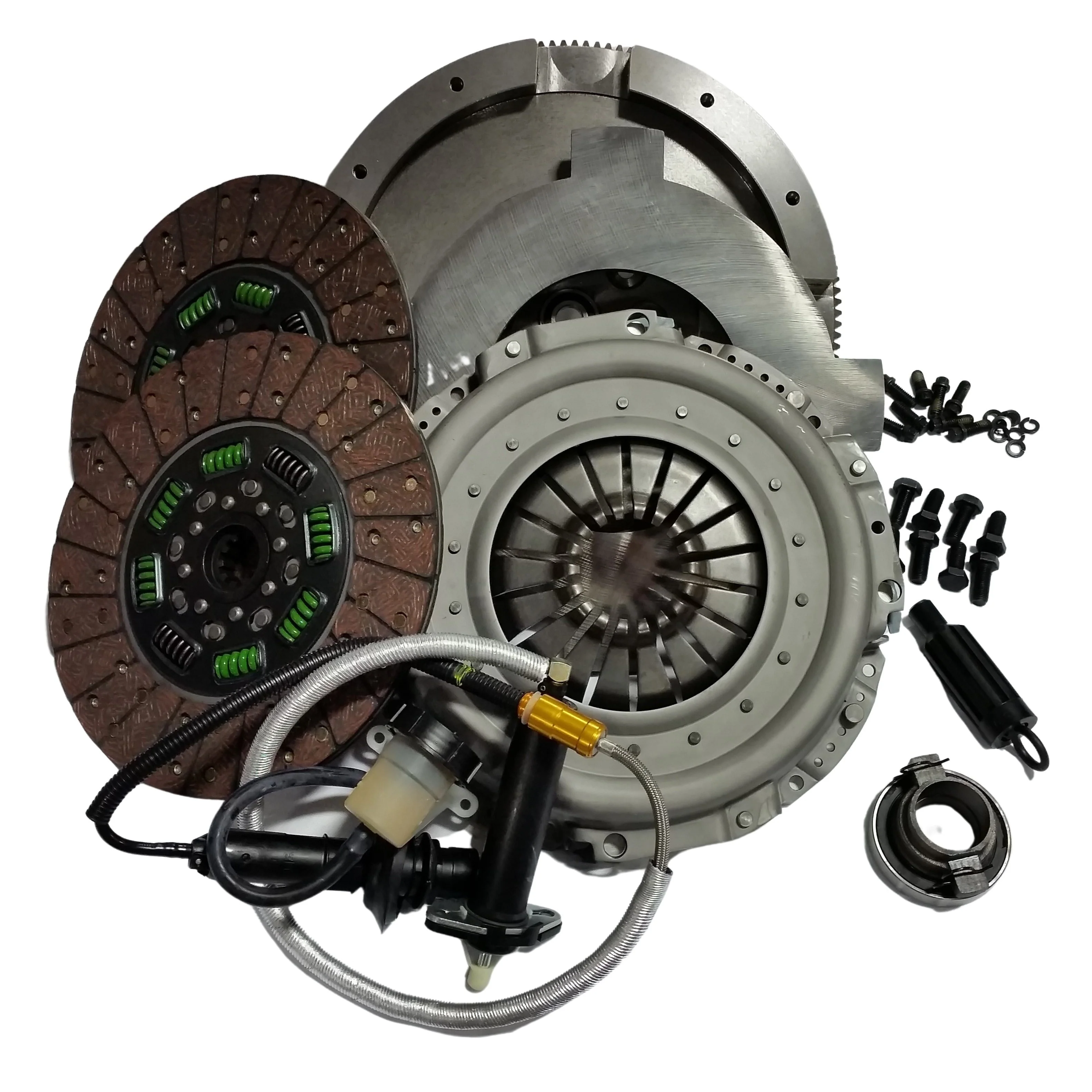 2006-2018 Cummins Organic Dual Disc Clutch Kit - 550HP/1100ft-lb (NMU70G56DDSN-ORG)