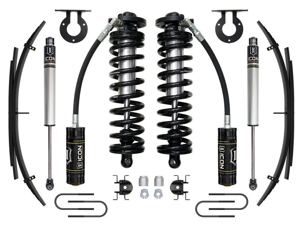 2008-2010 Powerstroke ICON 2.5 Front and Rear Lift Kit (ICOK63181)