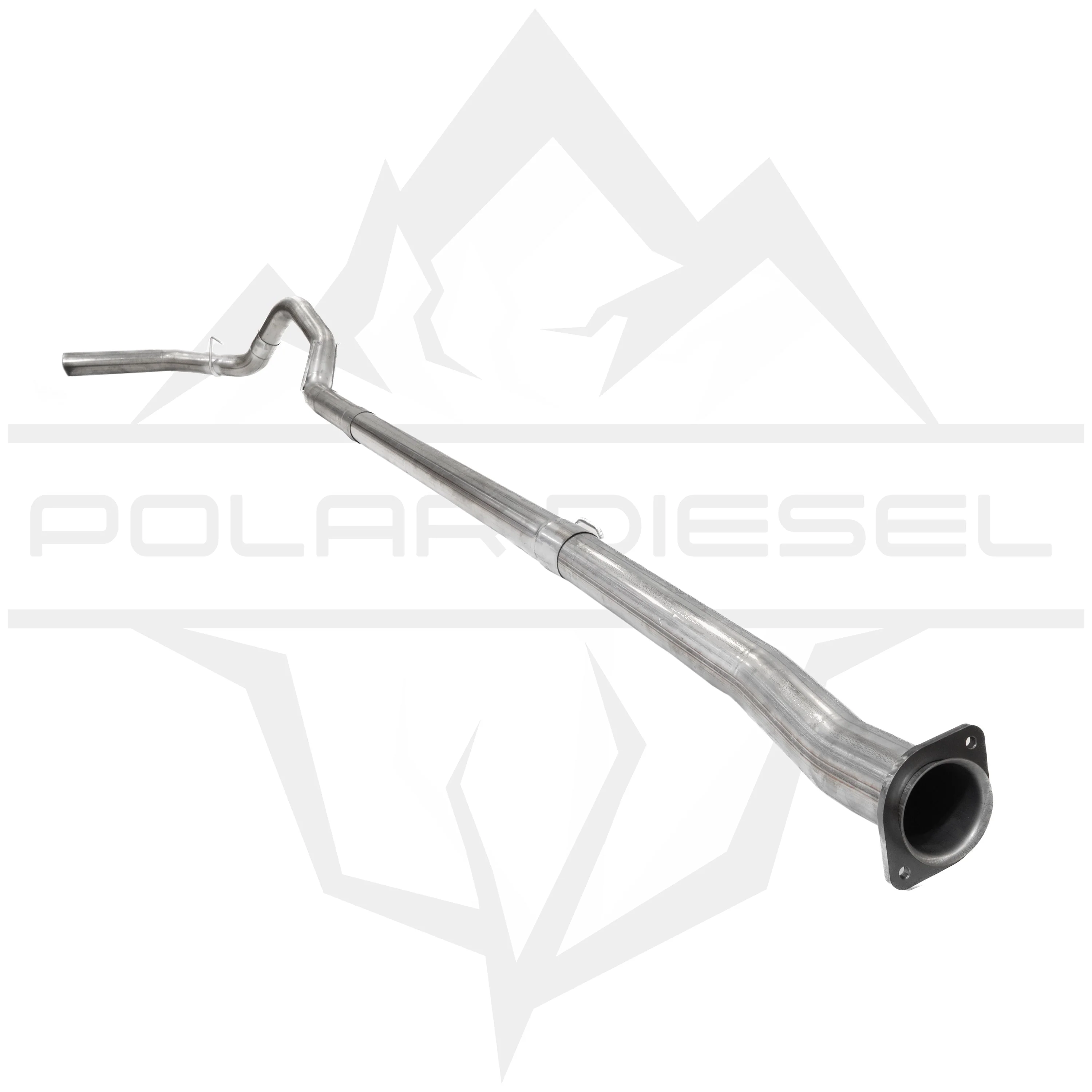 2011-2026 Ford Powerstroke 6.7L 4" SS Downpipe Back Exhaust - No Muffler (PD-1-12334142) - Image 2