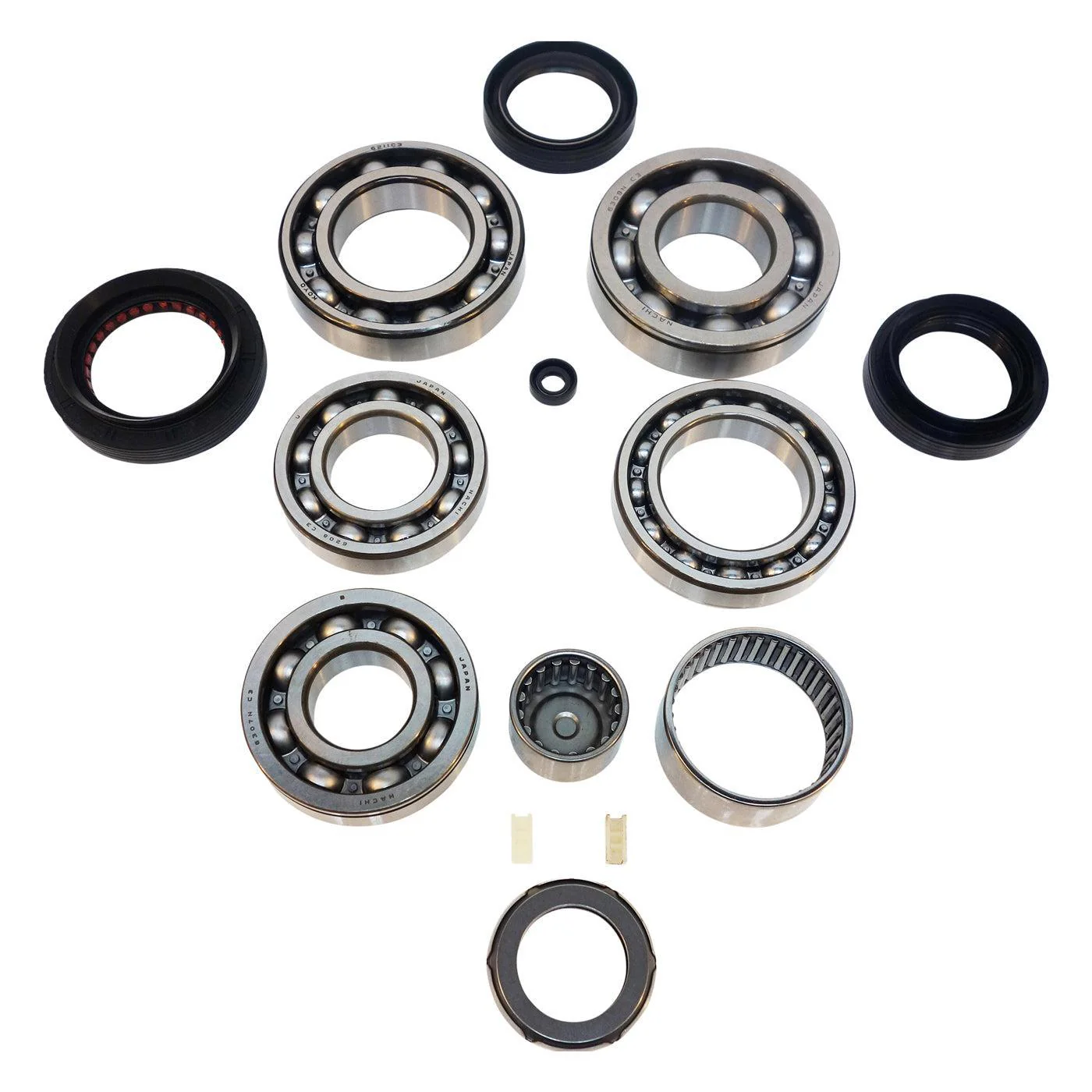 2012-2017 Cummins Transfer Case BW4446 & BW4447 Bolt-On Rear Yoke Bearing Kit (ZTBK4446A)