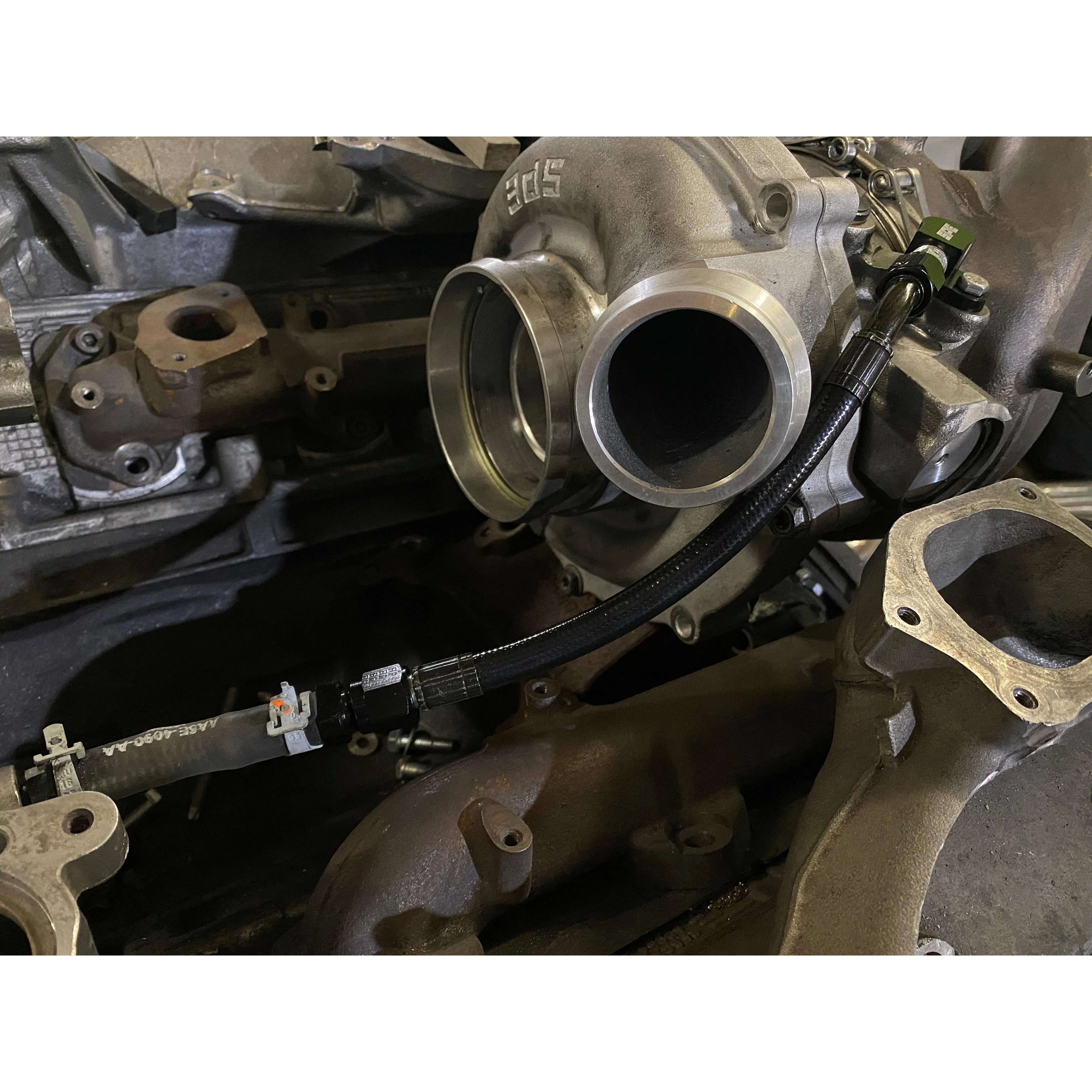 2017-2019 Powerstroke Turbo Coolant Feed Line (SPE-S100152) - Image 4