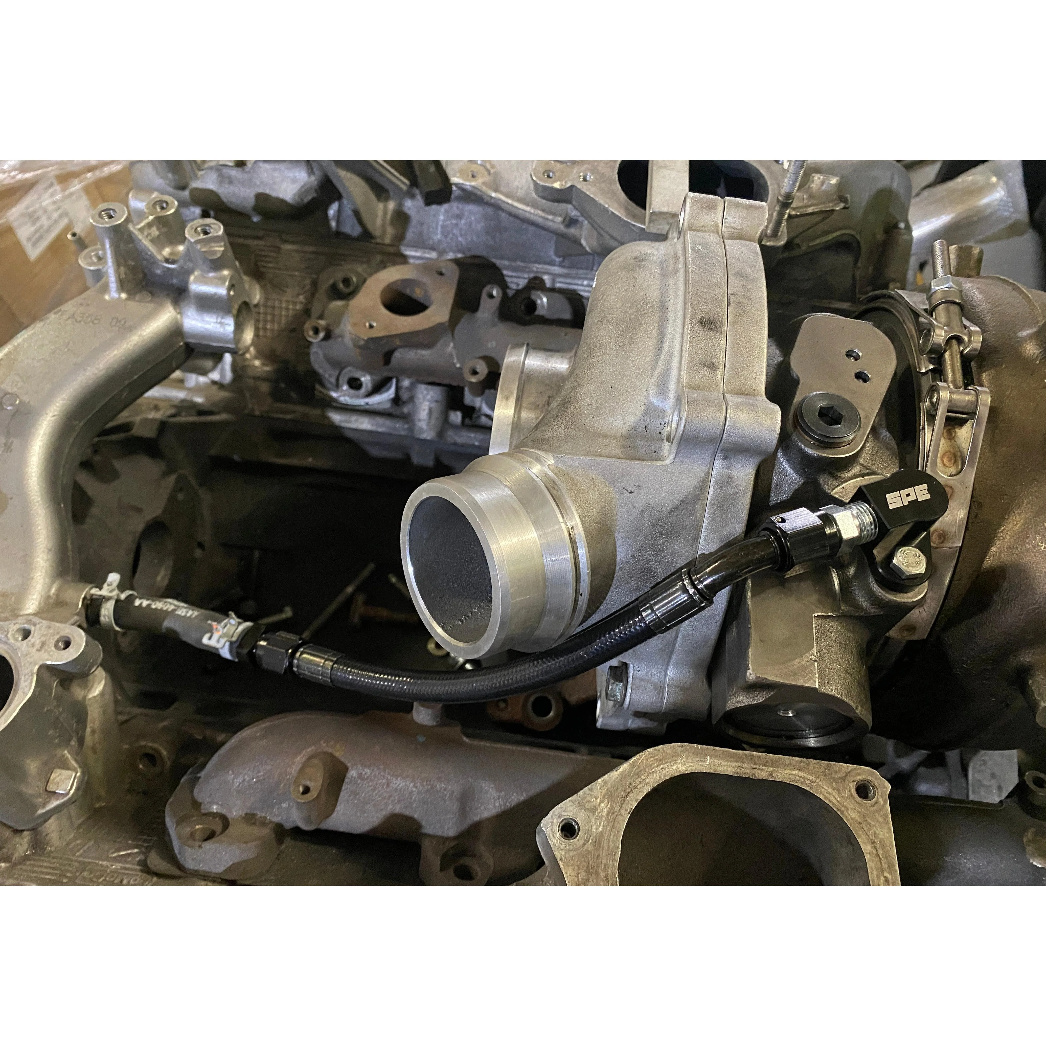 2017-2019 Powerstroke Turbo Coolant Feed Line (SPE-S100152) - Image 5