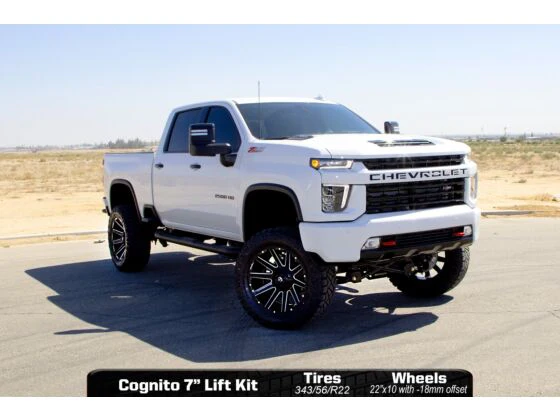 2020-2025 Duramax 7" Premier Lift Kit W/ Elka 2.5 Reservoir Shocks (210-P1183) - Image 2