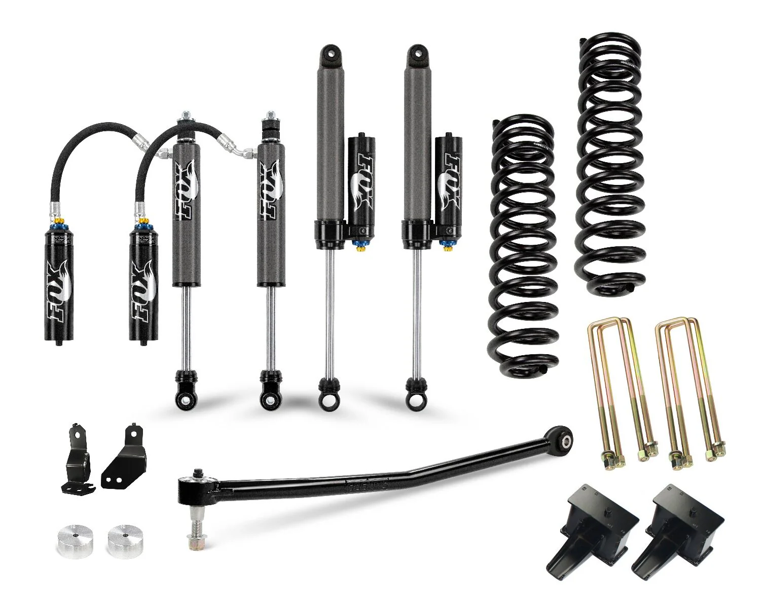 2020-2024 Powerstroke 3" Elite Lift Kit Fox 2.5 DSC Reservoir Shocks (220-P0950)