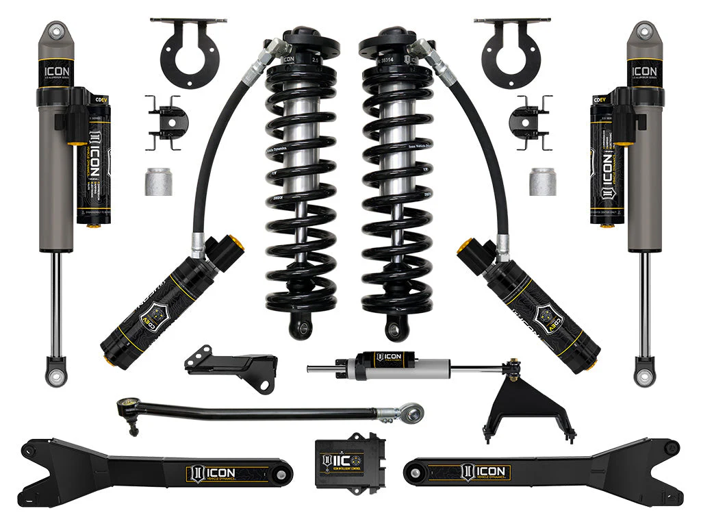 2023-2025 Powerstroke ICON 2.5 Front and Rear Lift Kit (ICOK63206R)