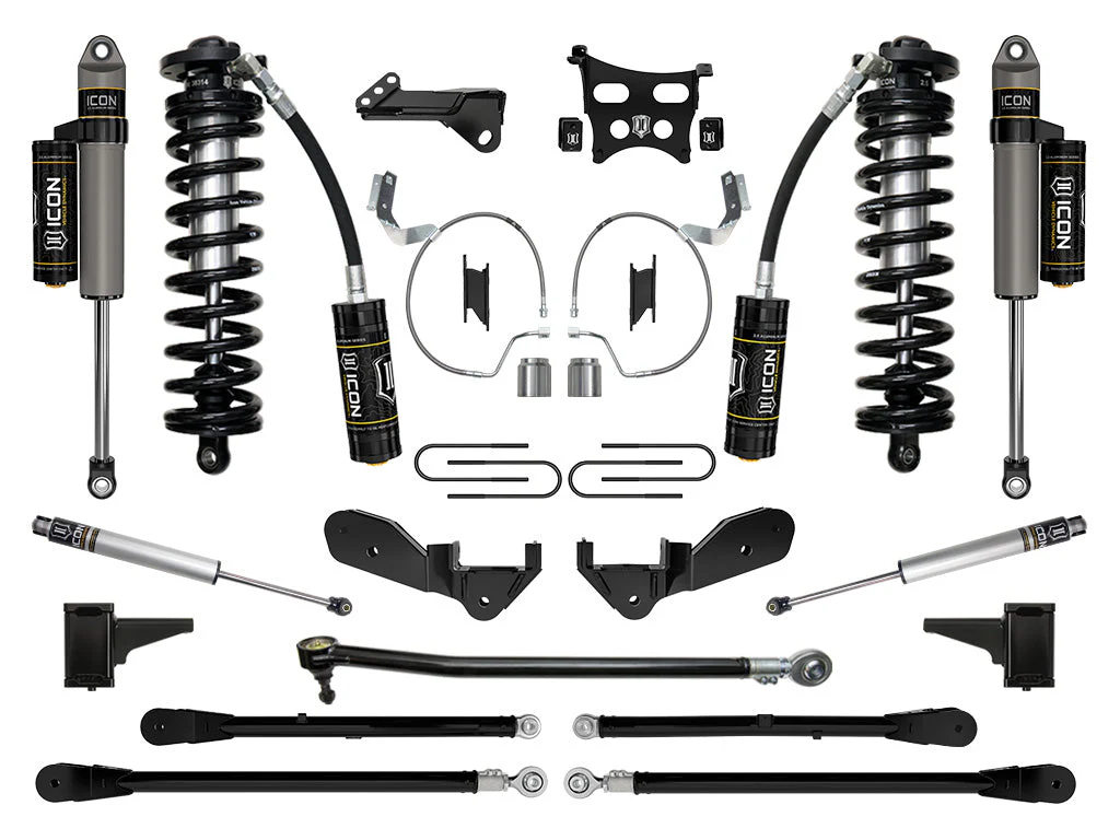 2023-2025 Powerstroke ICON Front and Rear Lift Kit (ICOK63176)