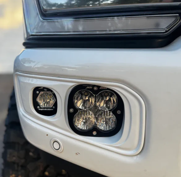 2023-2026 Ford 6.7L Power Stroke Front Fog Light Kit - Baja Designs Apex (XL80 + S1) (100140-09) - Image 3