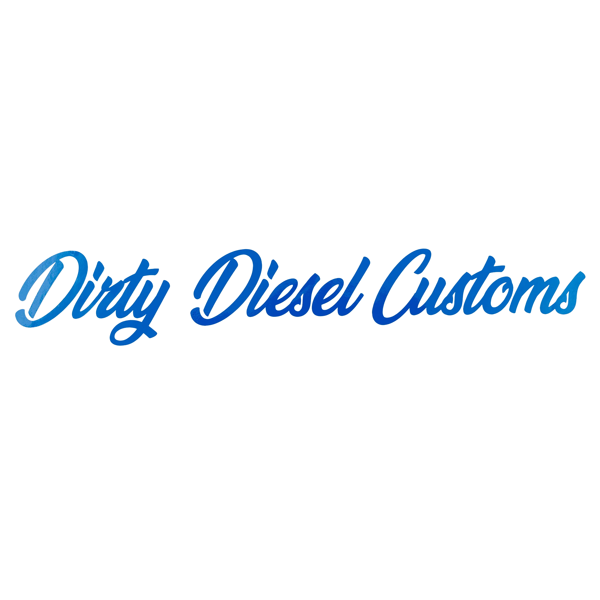 Dirty Diesel Customs Banner Sticker - Image 4