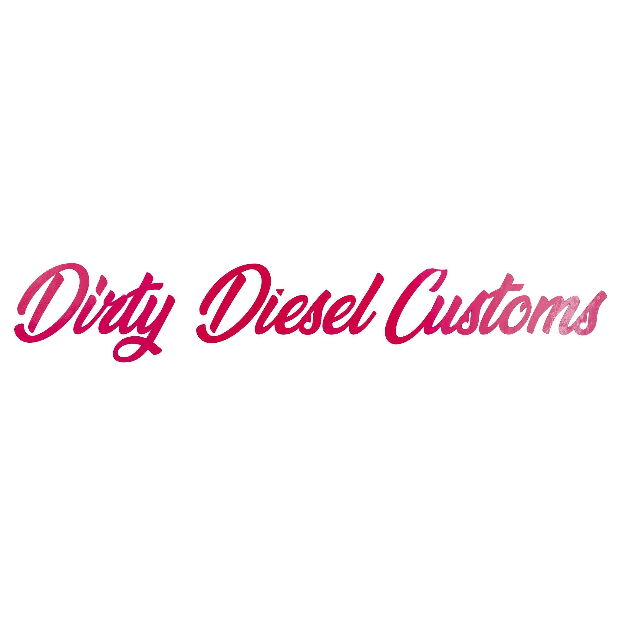 Dirty Diesel Customs Banner Sticker - Image 5