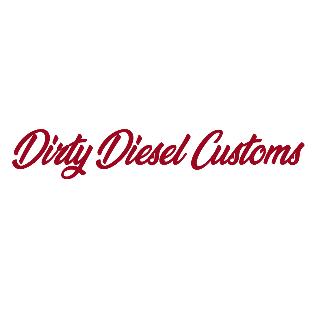 Dirty Diesel Customs Banner Sticker - Image 6