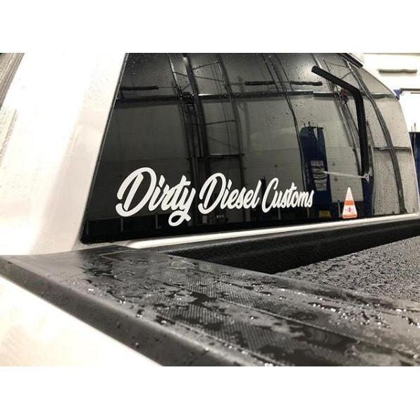 Dirty Diesel Customs Banner Sticker - Image 7