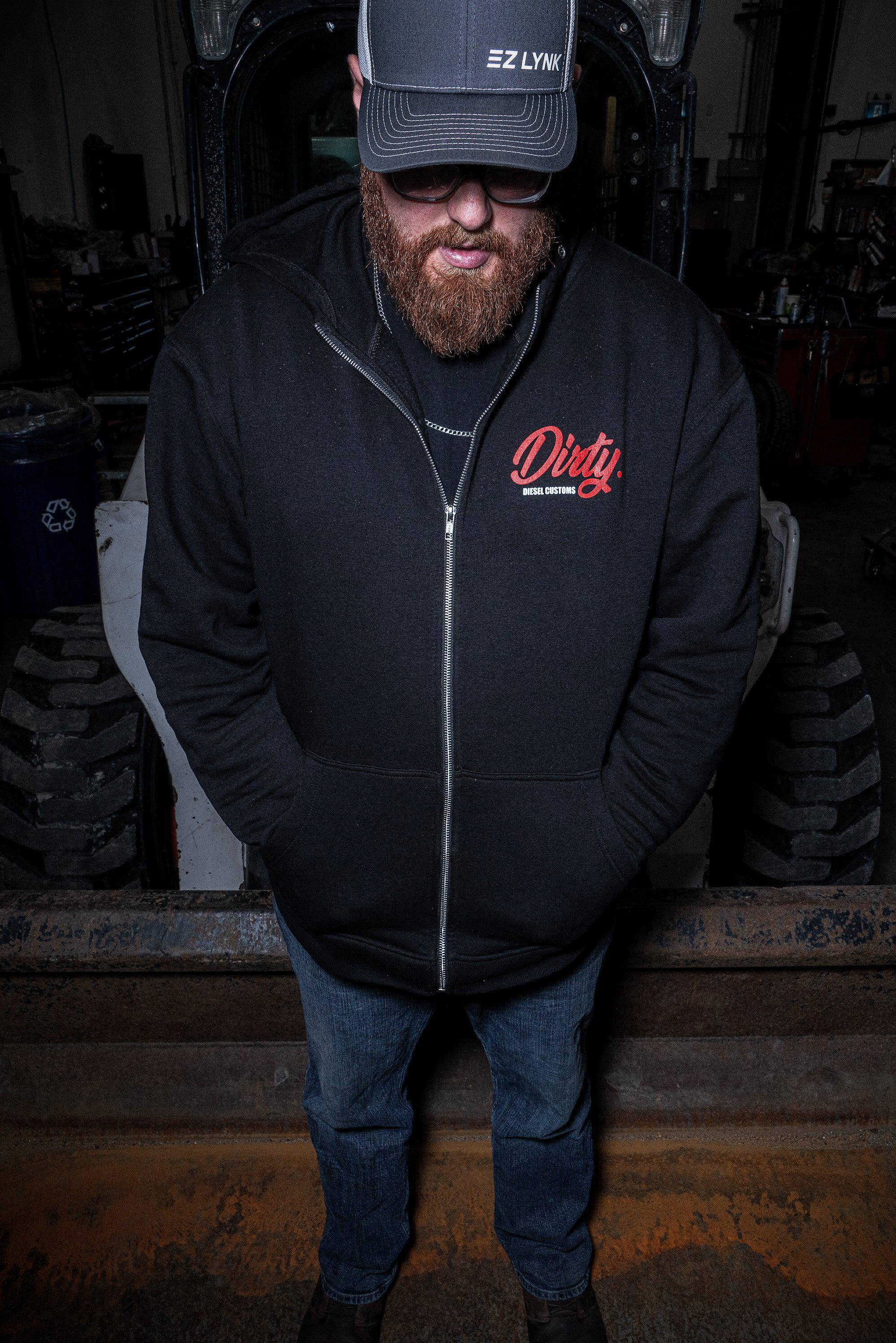 Dirty Diesel Zip Hoodie - Image 4