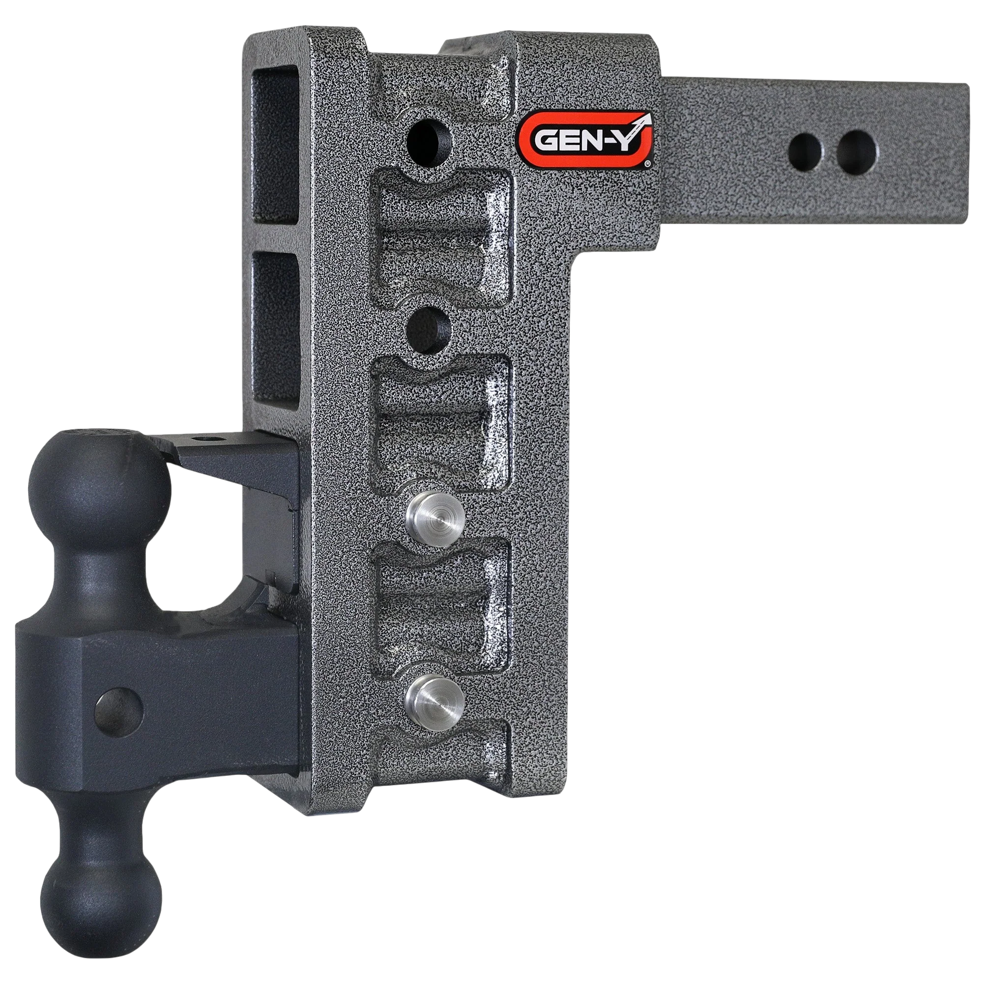 Gen-Y | Mega-Duty 32K Drop Hitch | 9" Drop | 2.5" Shank | Dual Ball Mount & Pintle Lock (GH-1624)