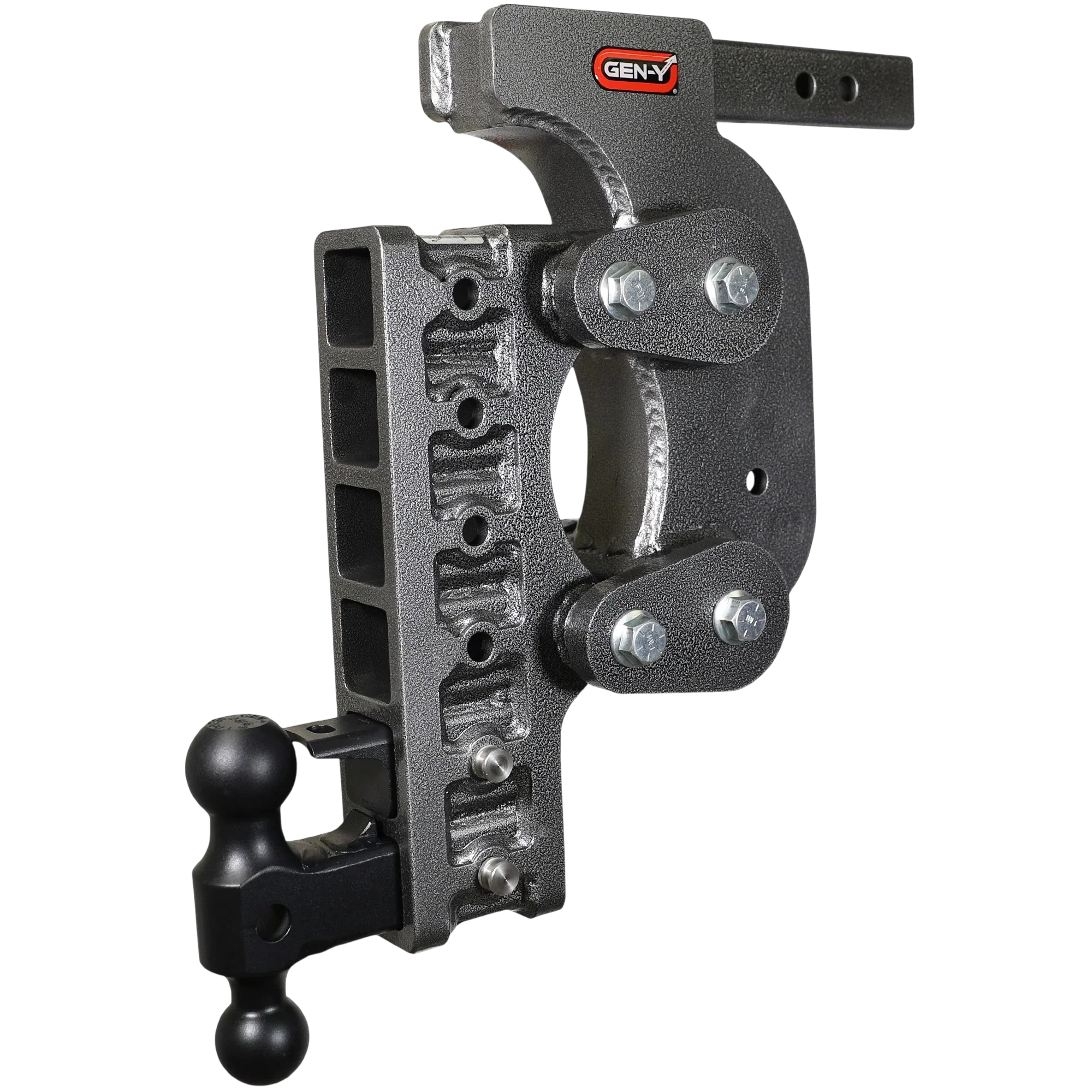 Gen-Y | The Boss Torsion-Flex 16k Drop Hitch | 17.5" Drop | 2" Shank | Dual Ball Mount & Pintle Lock (GH-1426)