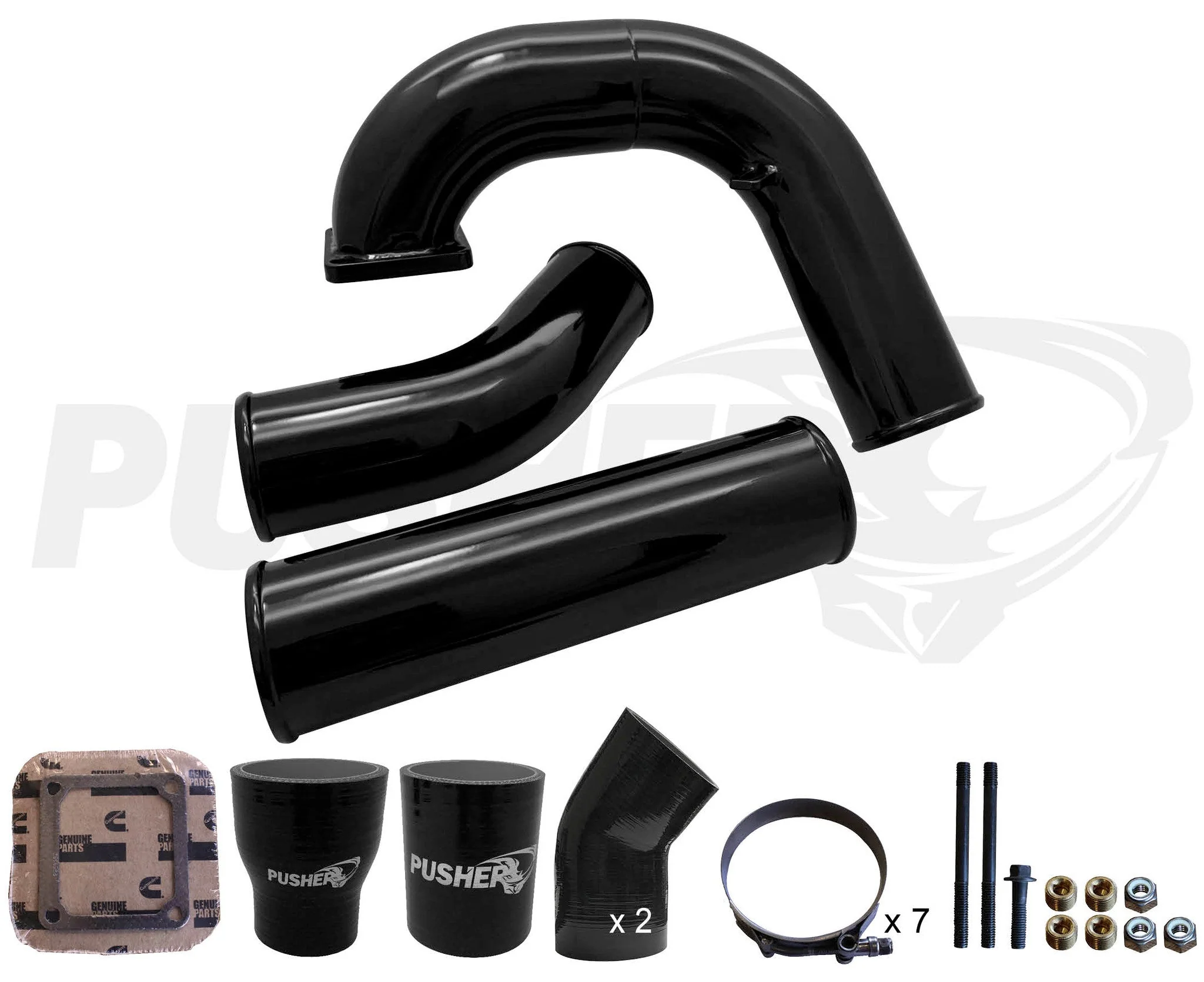1994-1996 Cummins 3.5" Mega Intake System w/ 3.5" Intercooler Tube (PDC9496MW) - Image 4