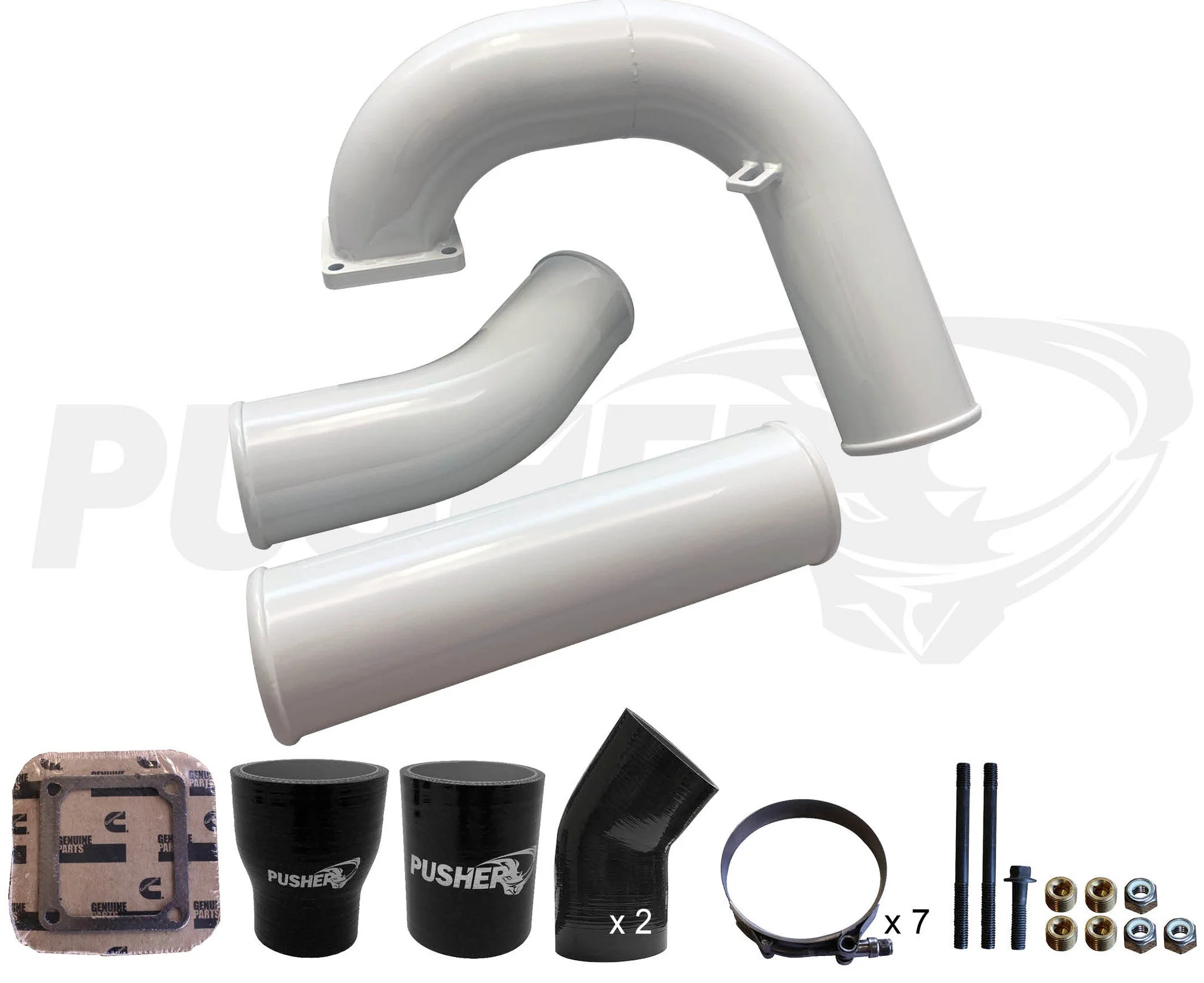 1994-1996 Cummins 3.5" Mega Intake System w/ 3.5" Intercooler Tube (PDC9496MW) - Image 6