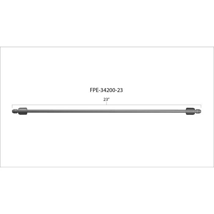 Universal 23" High-Pressure Fuel Line (8mm x 3.5mm Line, M14x1.5 Nuts) (FPE-34200-23) - Image 4