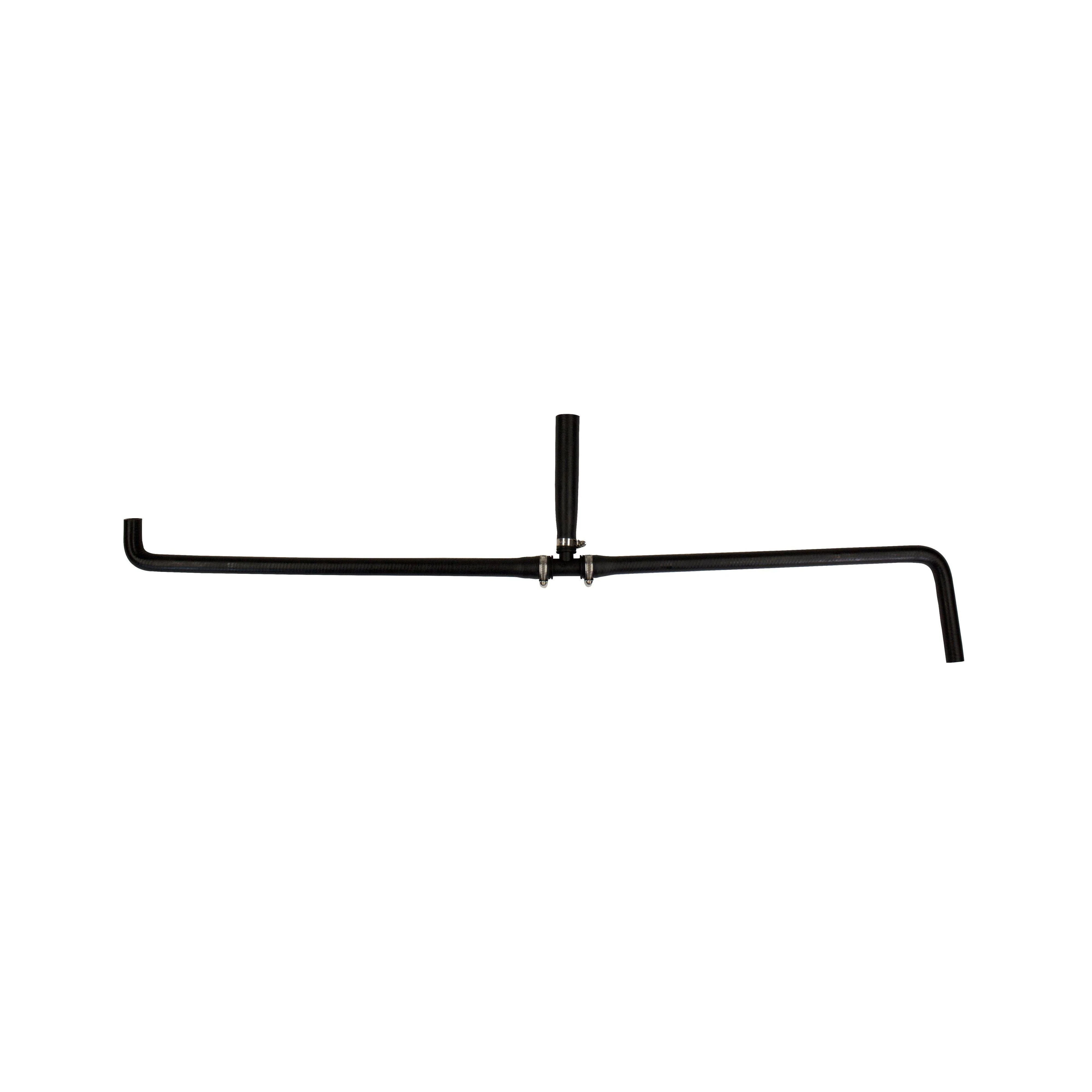 Universal pre-formed 5/8" hose with 90 degree ends and T-fitting (1" ID on the T) (FPE-34258-A)